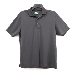 Ben Hogan Polo Shirt Mens Size M Gray Collared Short Sleeve Golf Walking